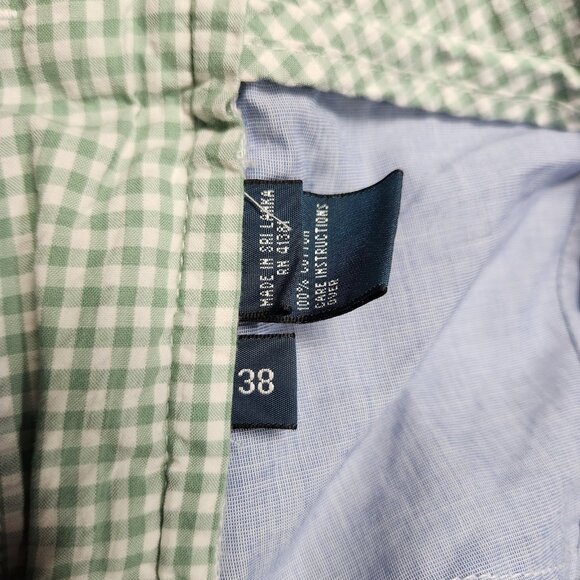 Polo Ralph Lauren Shorts Mens 38 Gingham Check Classic Preppy Casual - Picture 15 of 16